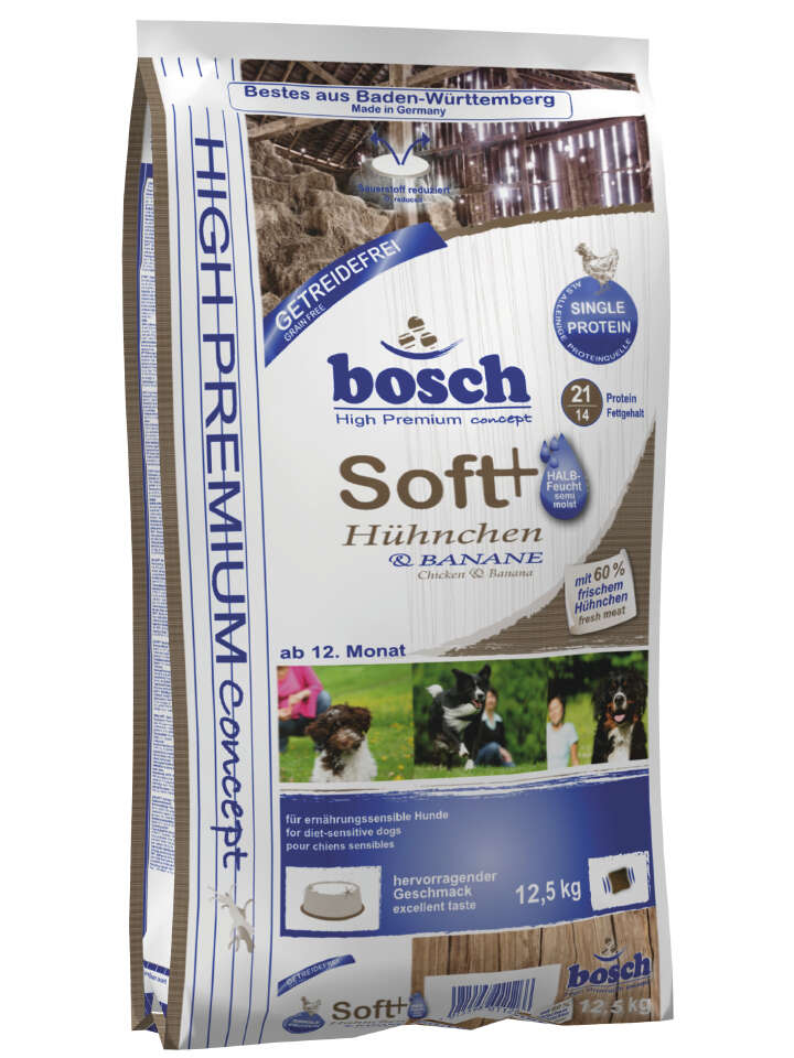 bosch Hunde-Trockenfutter Soft Hühnchen + Banane bosch Hunde-Trockenfutter Soft Hühnchen + Banane